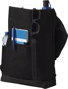Thomas 16" Laptop Backpack in black showing compartments