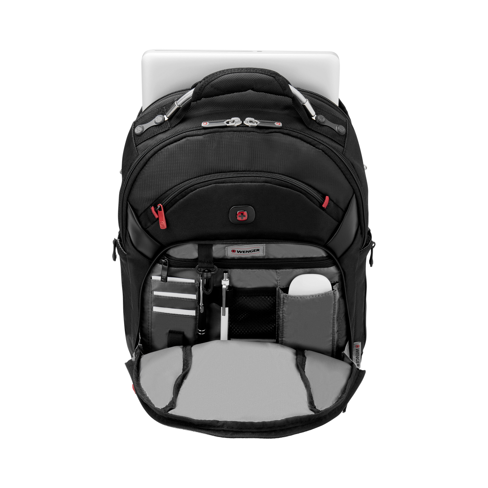Wenger Gigabyte Backpack showing compartments
