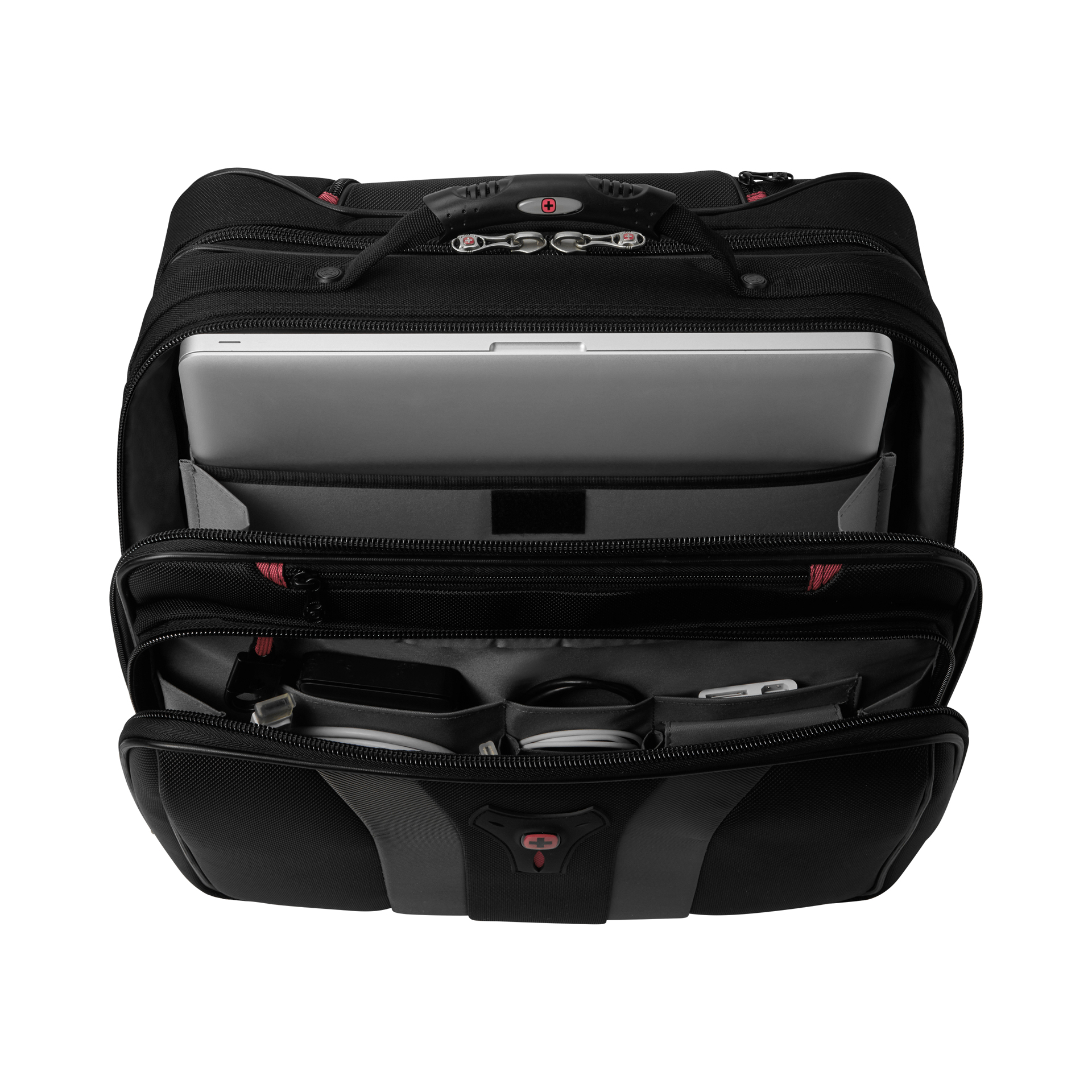 Wenger Granada Roller Travel Case showing inner compartments