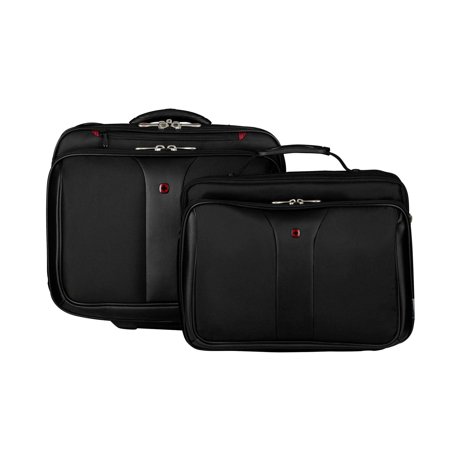 Wenger Patriot Travel Set in black showing both cases