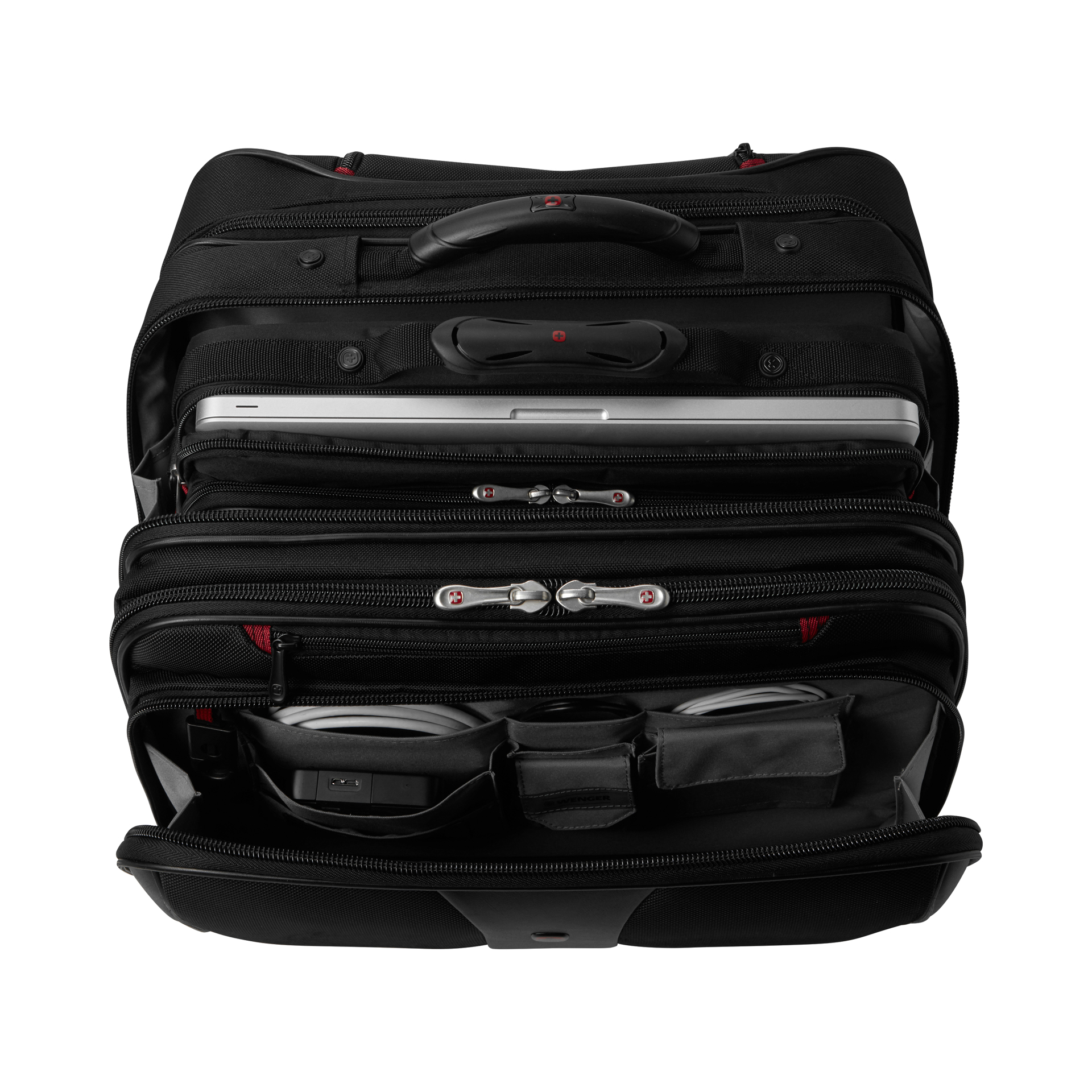 Wenger Patriot Travel Set showing inner compartments