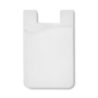 Silicon Phone Card Holder in white