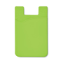Silicon Phone Card Holder in green