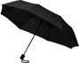 21" foldable auto open umbrella in black