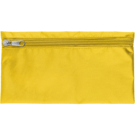 Nylon Pencil Case in yellow