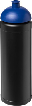 Baseline® Plus 750 ml dome lid sport bottle in black with blue lid