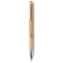 Bamboo and Metal Pen  in natural and silver