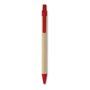 Biodegradable Pen in brown and red