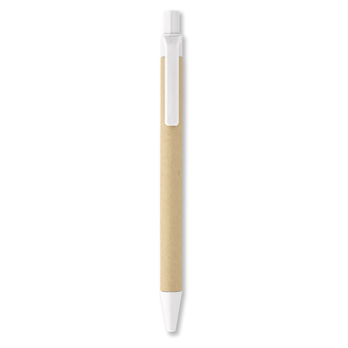 Biodegradable Pen in brown and white