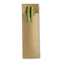 Paper Barrel Pen Set in brown pouch