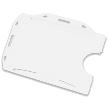 Recycled Id Badge Holder in white
