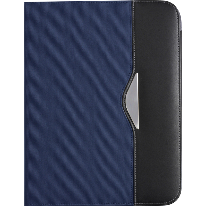 the a4 conference folder split in blue and black
