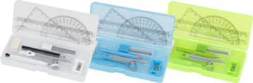 Julia Geometry Set in 3 diffent colours showing contents