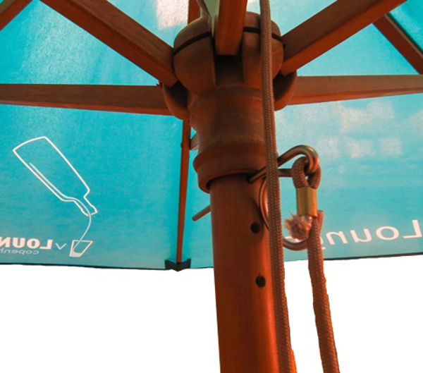 Picture of 2m Wooden Parasol