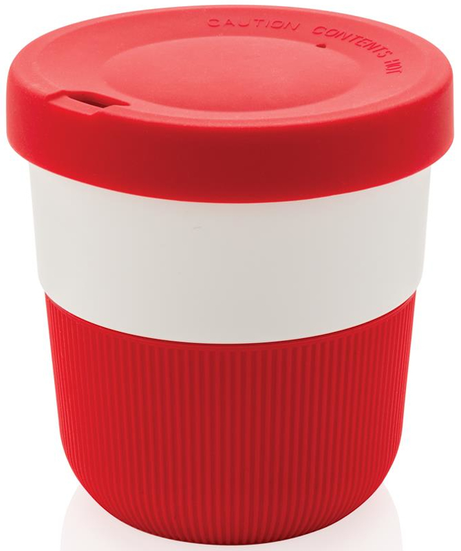 Individually Personalised Coffee Cup in red and white