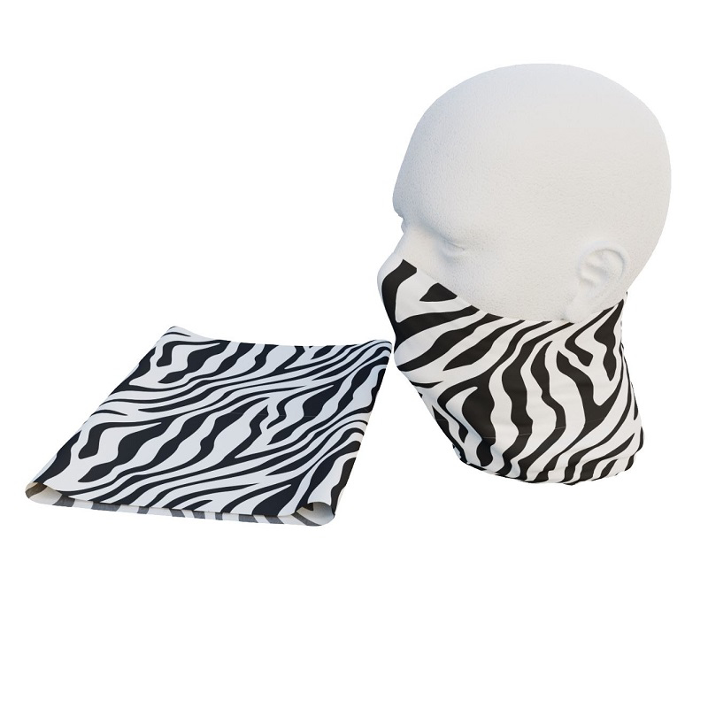 Childrens Snood with zebra print