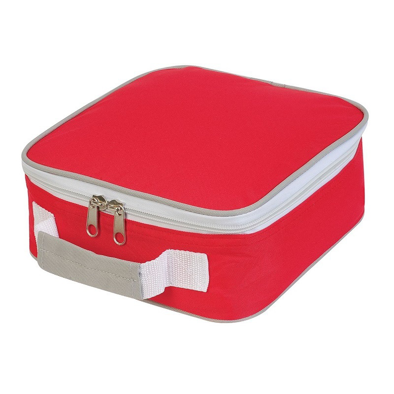 Cooler Lunch Box Bag in red and white