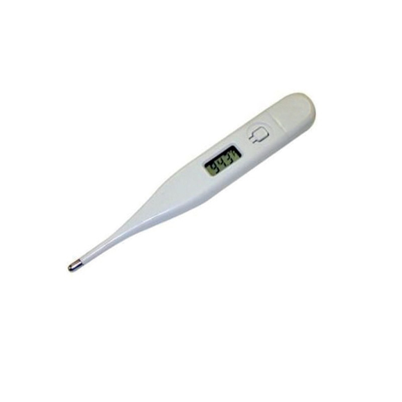 all white digital thermometer
