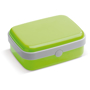 Lunch Box in green with white trim