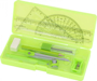Julia Geometry Set in green case showing contents