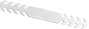 Face Mask Comfort Strap in white