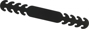 Face Mask Comfort Strap in black