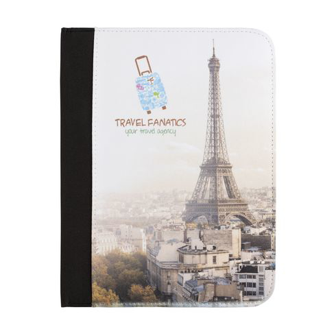 Full Colour A5 Conference Folder with full colour print picture of Paris and logo