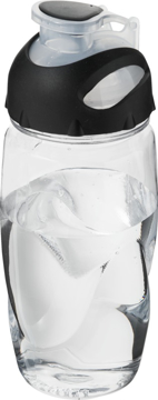 Gobi Sports Bottle clear with black rubber