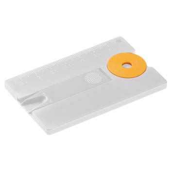 Key Pendant Card 'Anti Tick' in white