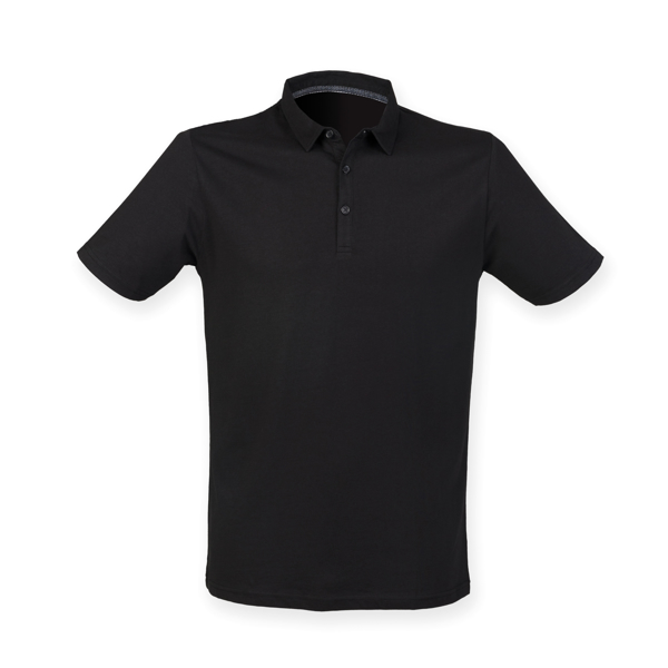 Men's Fashion Polo in black