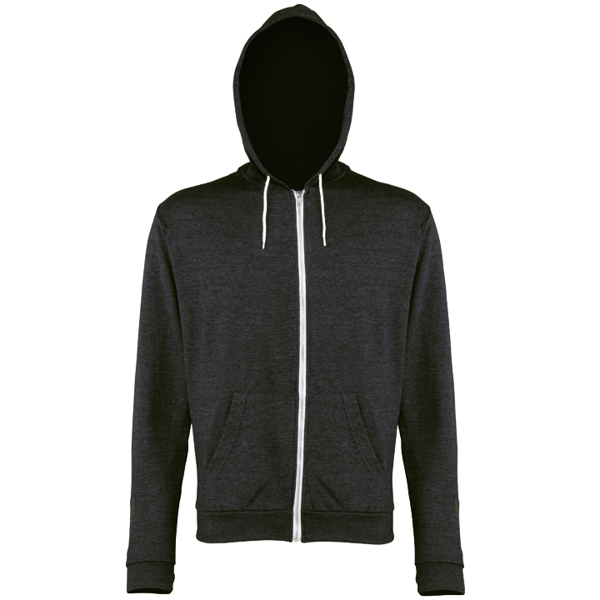 Men's Heather Zoodie in black
