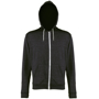 Men's Heather Zoodie in black