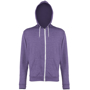 Men's Heather Zoodie in purple