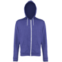 Men's Heather Zoodie in blue