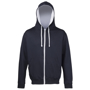Men's Varsity Hoodie in navy with grey details and lining
