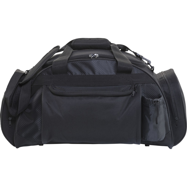 Sports Travel Bag in black front view