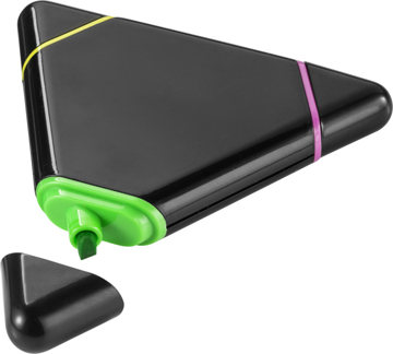 Triangle Highlighter in black with cap off