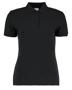 Women's Klassic Slim Fit Polo in black