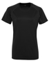 Women's TriDri® Panelled Tech Tee in black