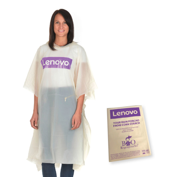 Biodegradable Rain Poncho