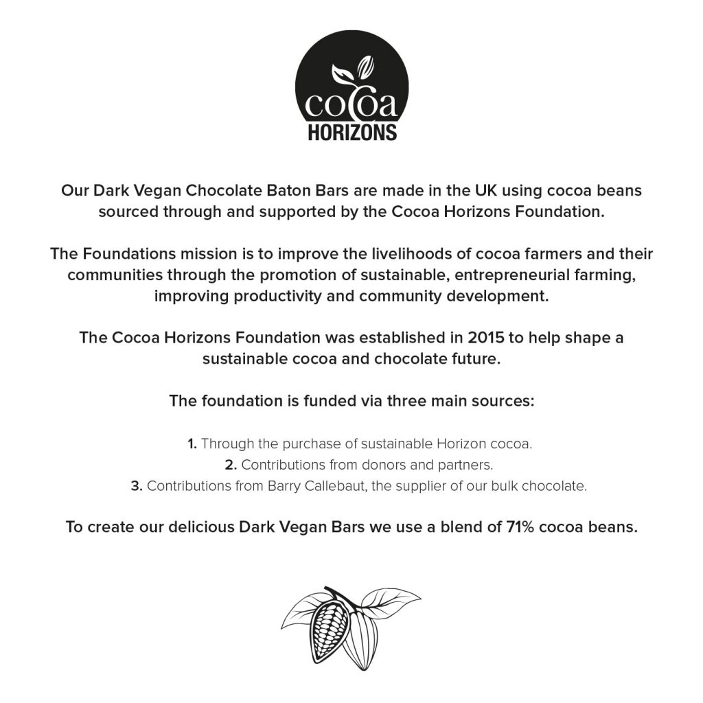 Dark Vegan Bar 12 Baton Box info