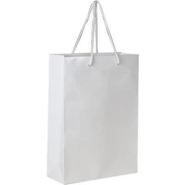 white gloss laminated bag