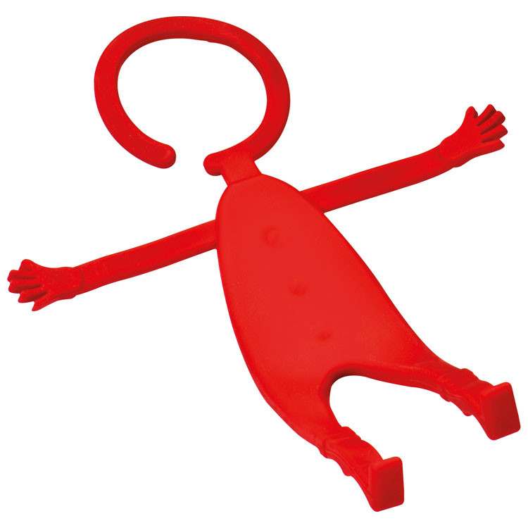 lodsche stick man shaped phone holder in red