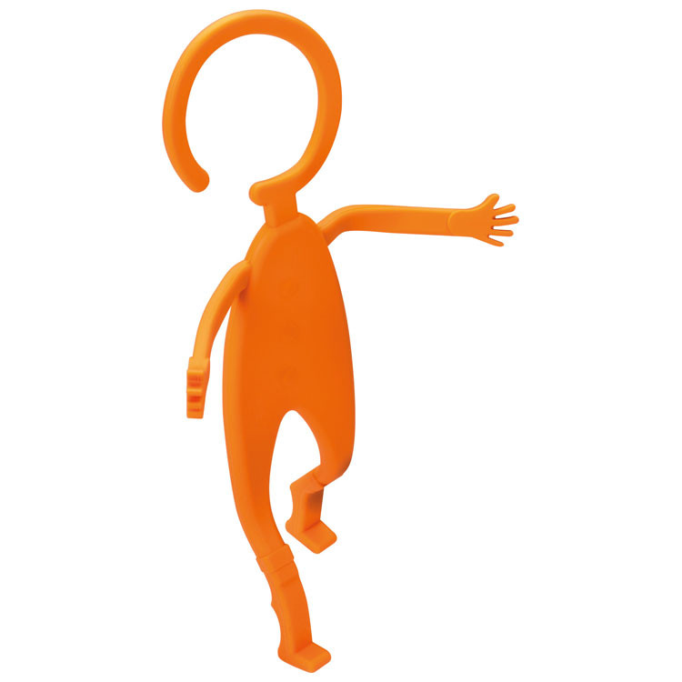 lodsche stick man shaped phone holder in orange