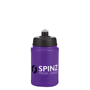 purple small sports bottle with fa 2 colour print