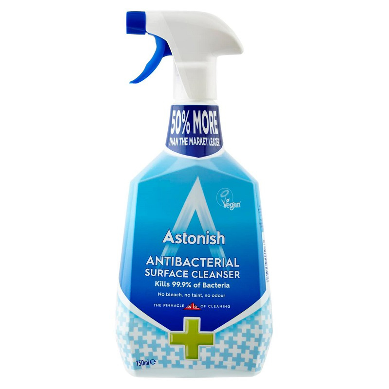 sanitising worktop spray bottle