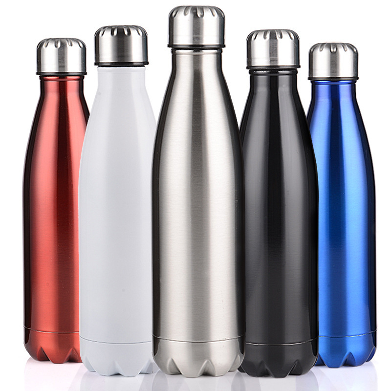 metallic insulated drinks bottle for hot drinks