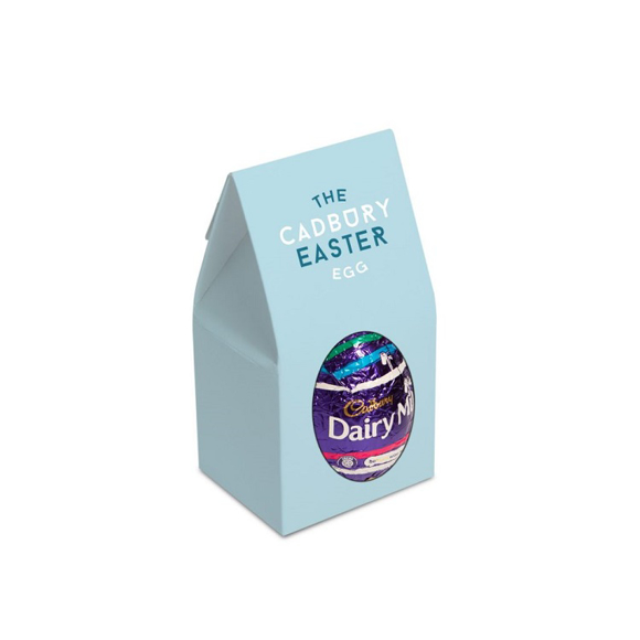 cadburys easter egg in a branded carton