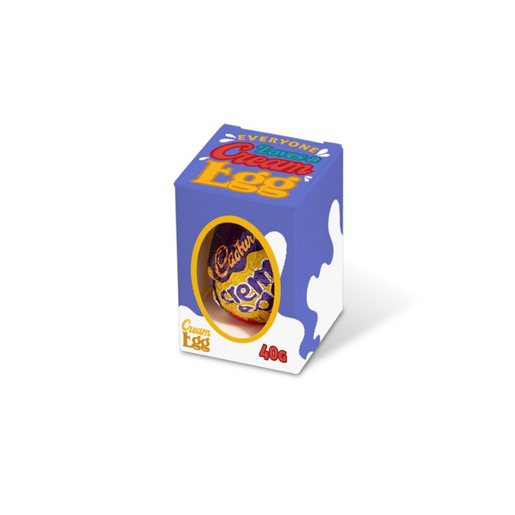 Picture of Eco Mini Egg Box - Creme Egg