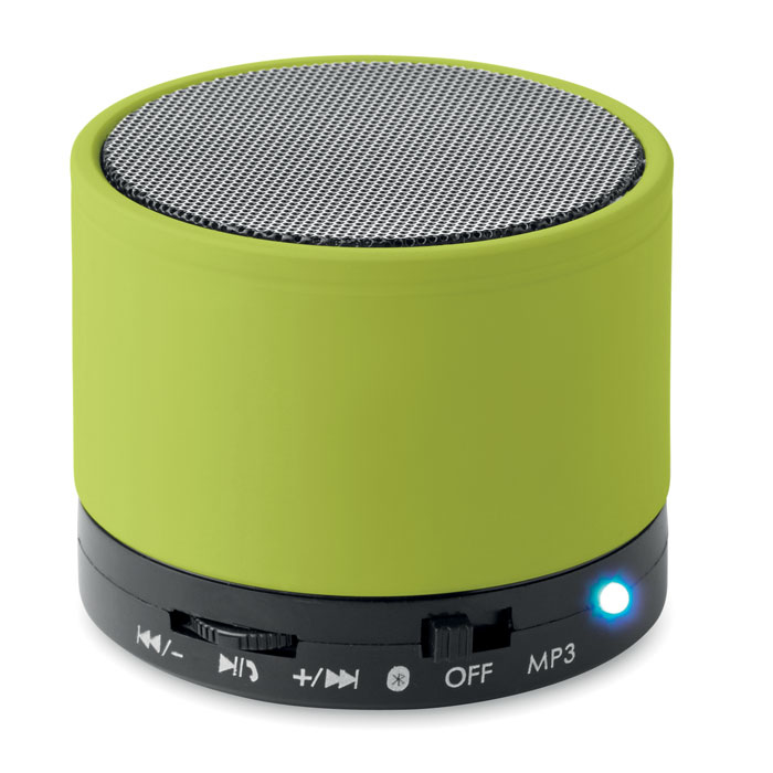 green round bass bluetooth speaker